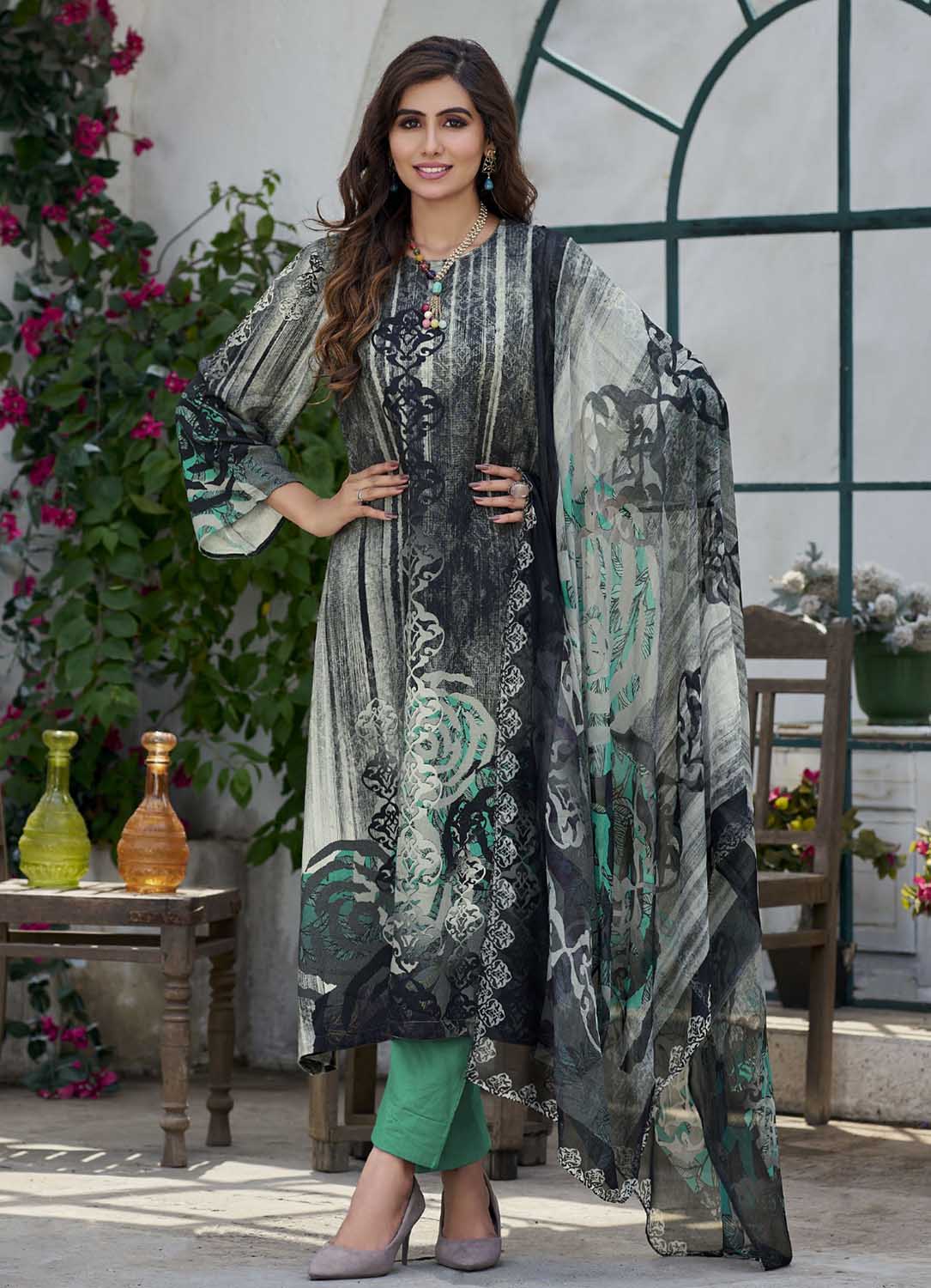 AQSA Party Wear Woolen Pashmina Black Winter Suit Dress Material Stilento AQSA Party Wear Woolen Pashmina Black Winter Suit Dress Material Stilento
