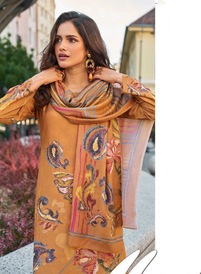 Pure Viscose Muslin Party Wear Unstitched Salwar Suit Dress Material