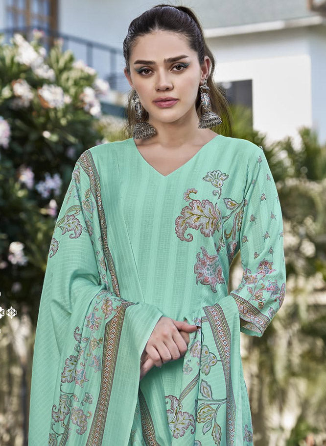 Pure Soft Cotton Unstitched Salwar Suit Material for Women