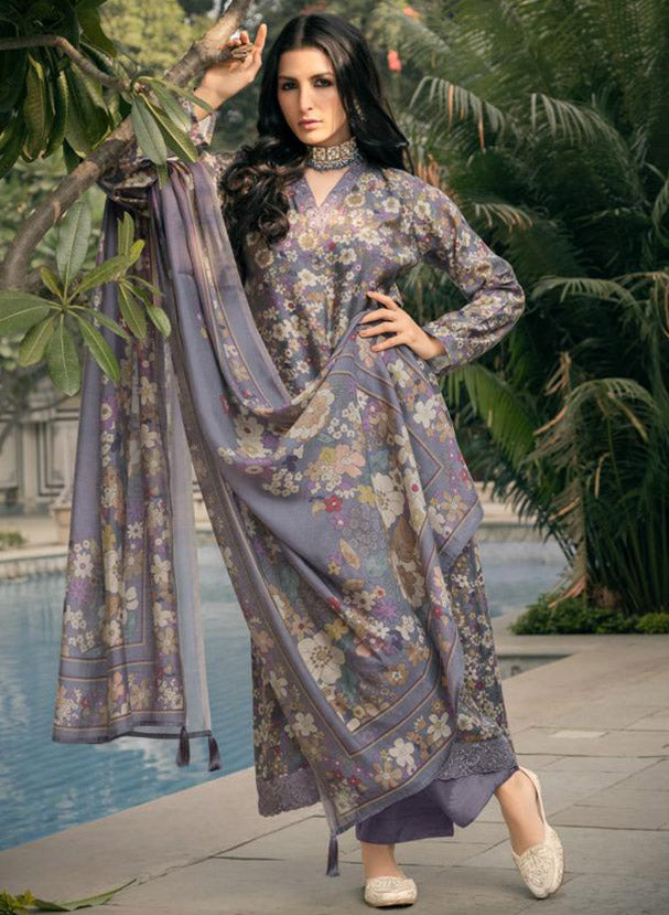 Party Wear Muslin Unstitched Salwar Suit Dress Material for Women
