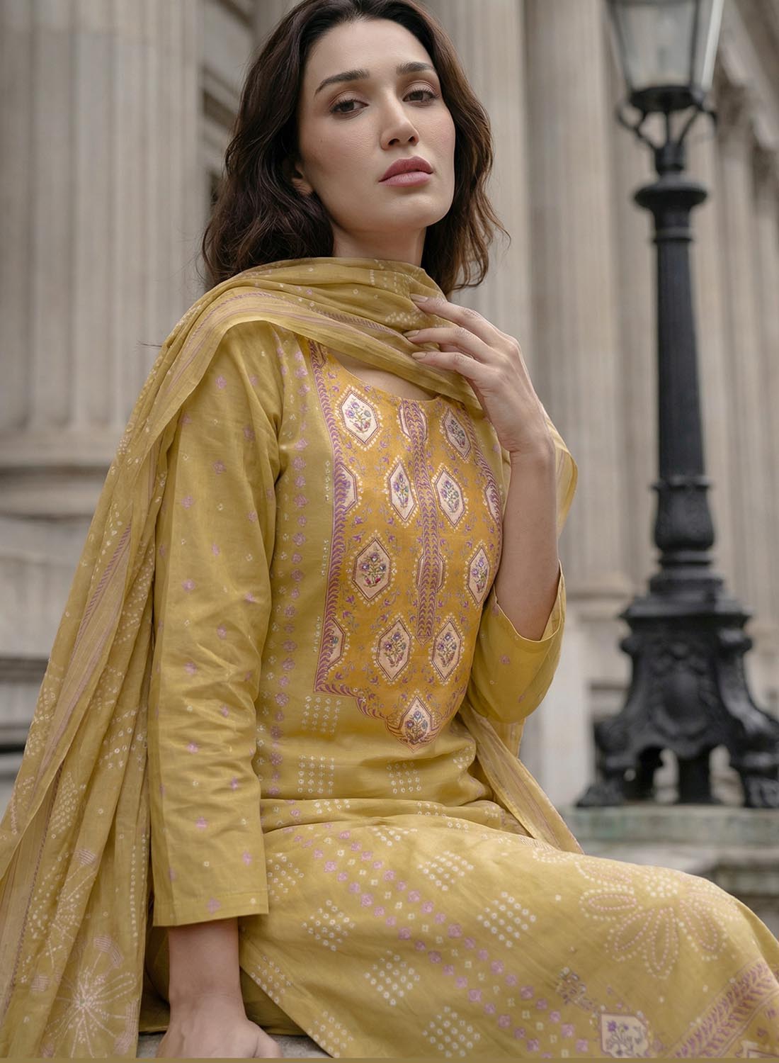 Pure Cotton Lawn Printed Salwar Suit Dress Material for Women