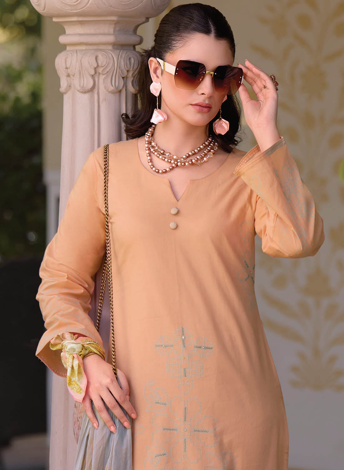 Fancy Pure Lawn Cotton Unstitched Suit Dress Material for Women