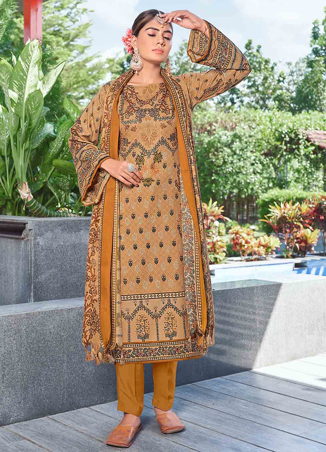 Pashmina pakistani outlet dresses