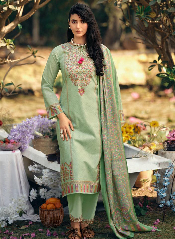 Soft Summer Cotton Unstitched Suit Dress Material for Women