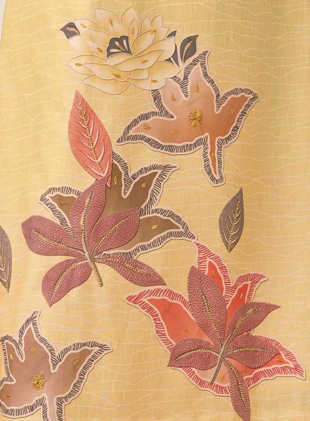 Pure Lawn Cotton Unstitched Suit Dress Material with Muslin Dupatta