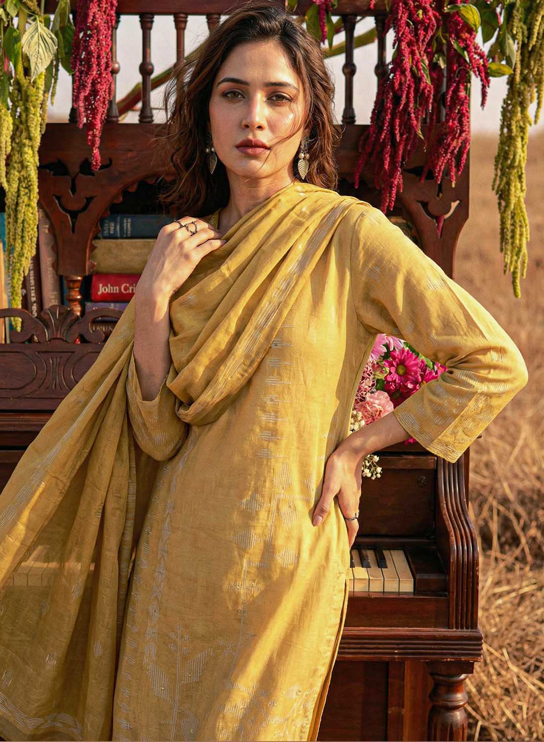 Premium Pure Cotton Lawn Unstitched Suit Dress Material with Dupatta