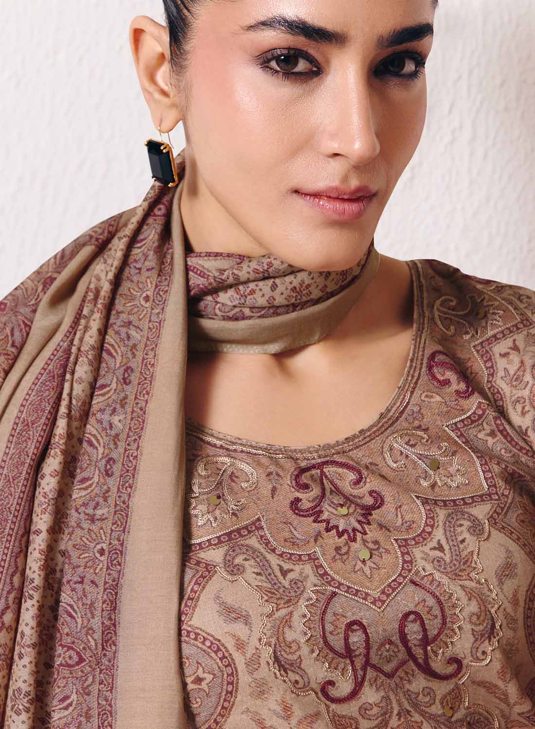 Pure Cotton Unstitched Salwar Suit Set Material with Muslin Dupatta Women
