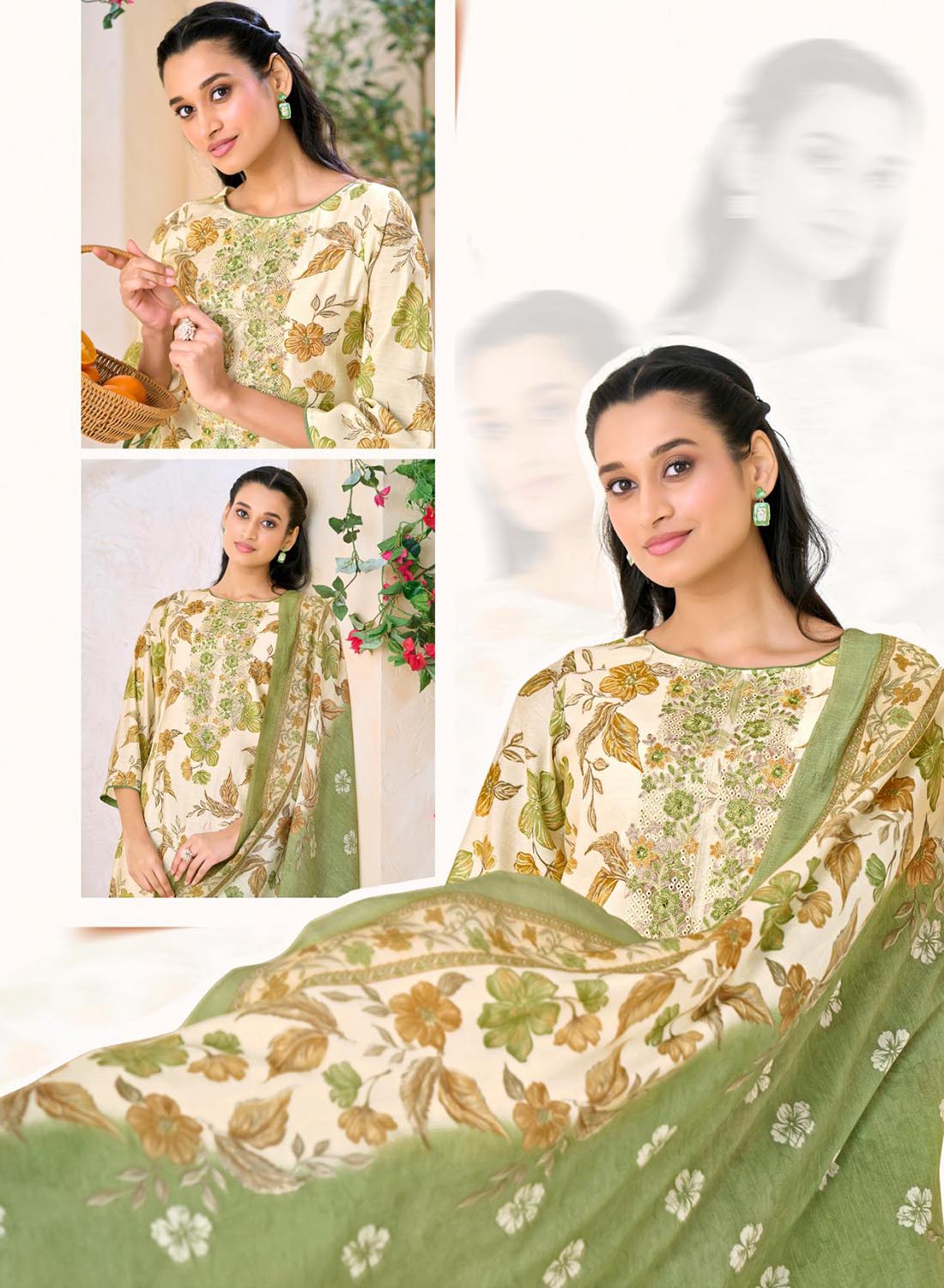 Stylish Party Wear Modal Silk Unstitched Suit Material for Women