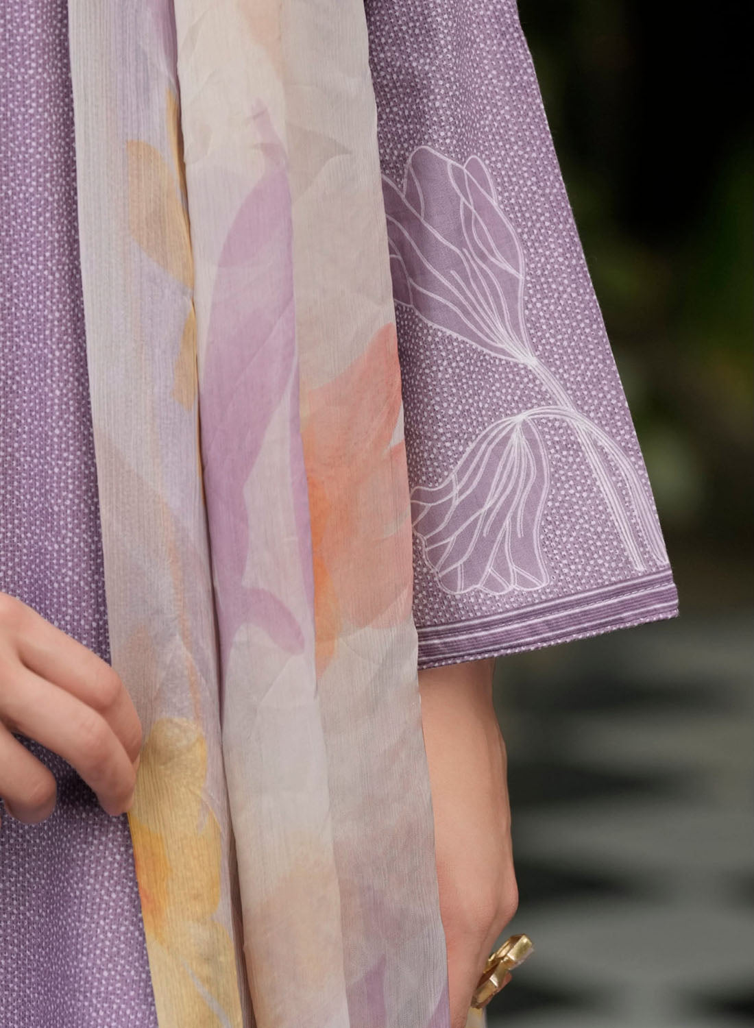 Pure Cotton Lawn Unstitched Salwar Suit Set Dress Material