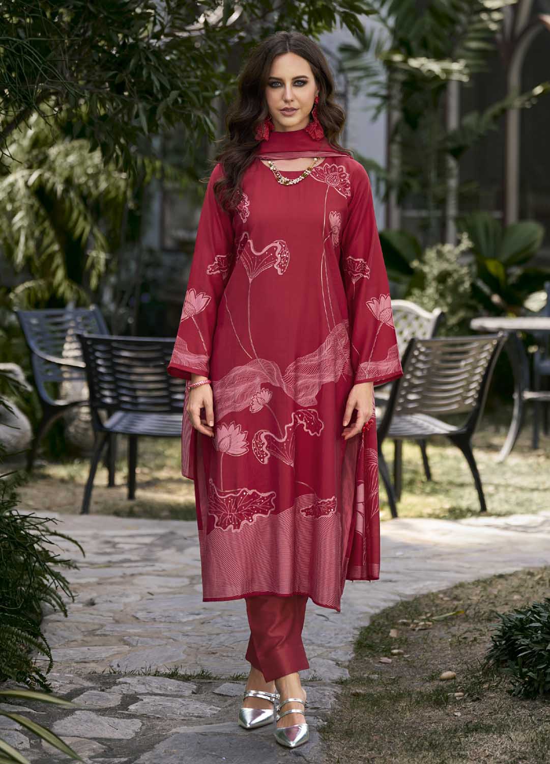 Party wear salwar 2024 suit dress material