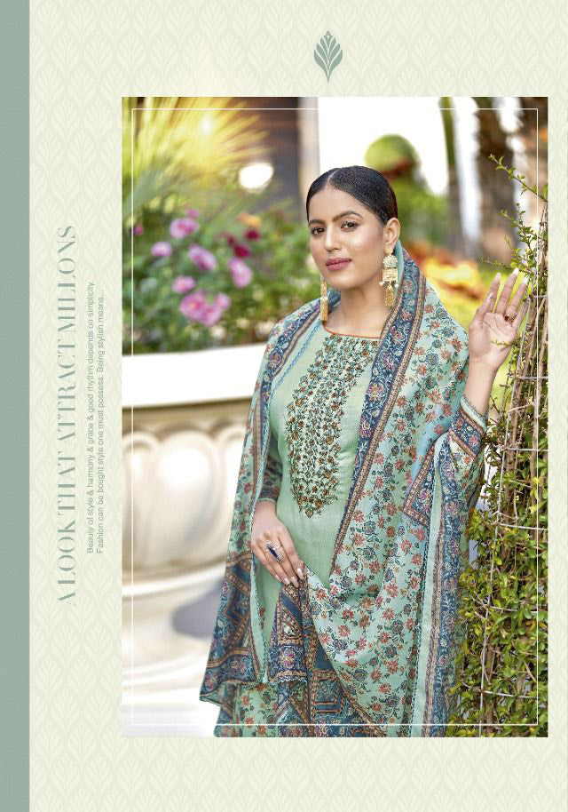 Alok Unstitched Cotton Suits Material With Dupatta