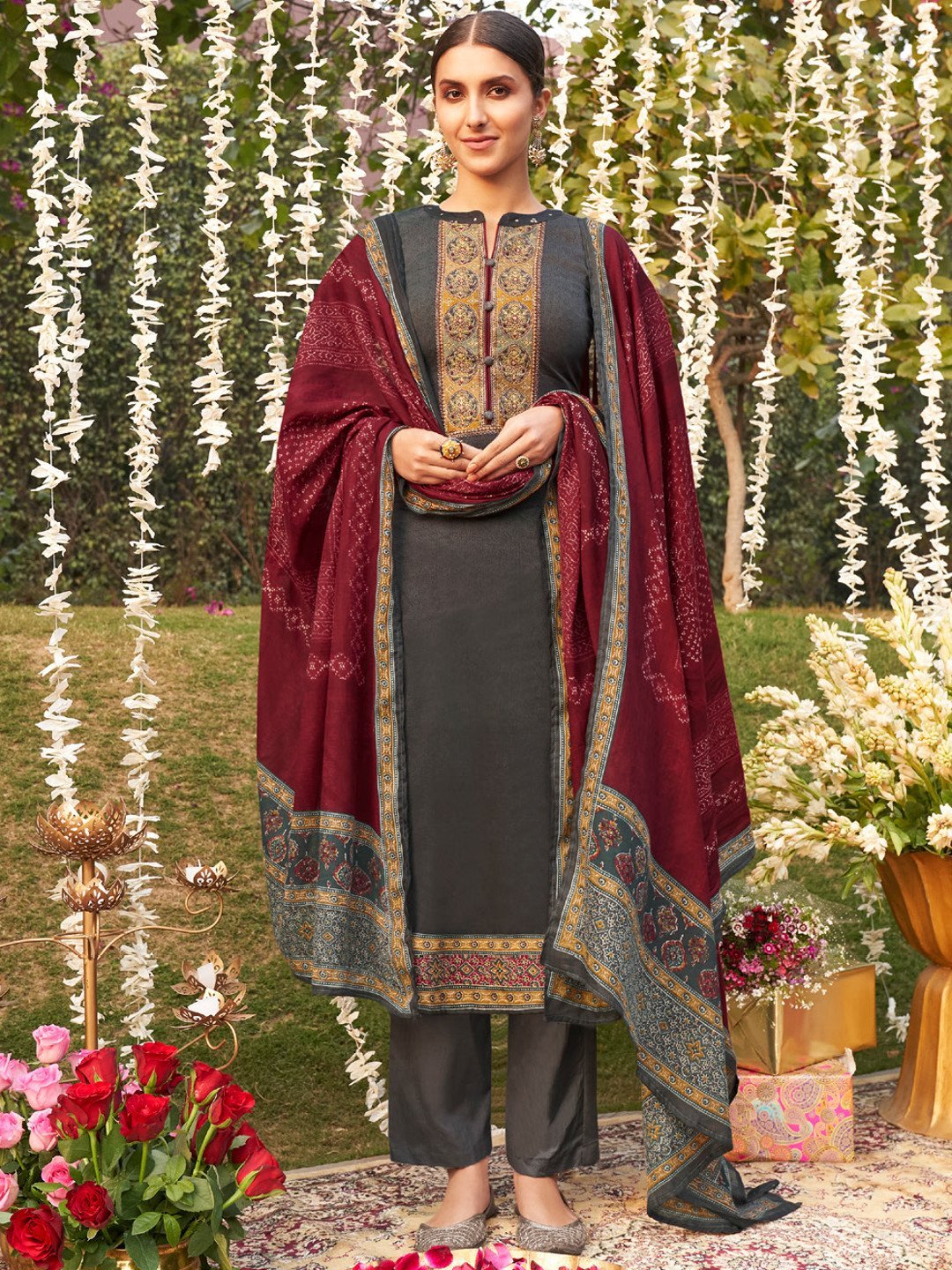 bandhani dress neck designs Kurti Designs Bandhani Dress Stitching Patterns Unveiling The Latest Cotton Bandhani Dress Designs On Libas