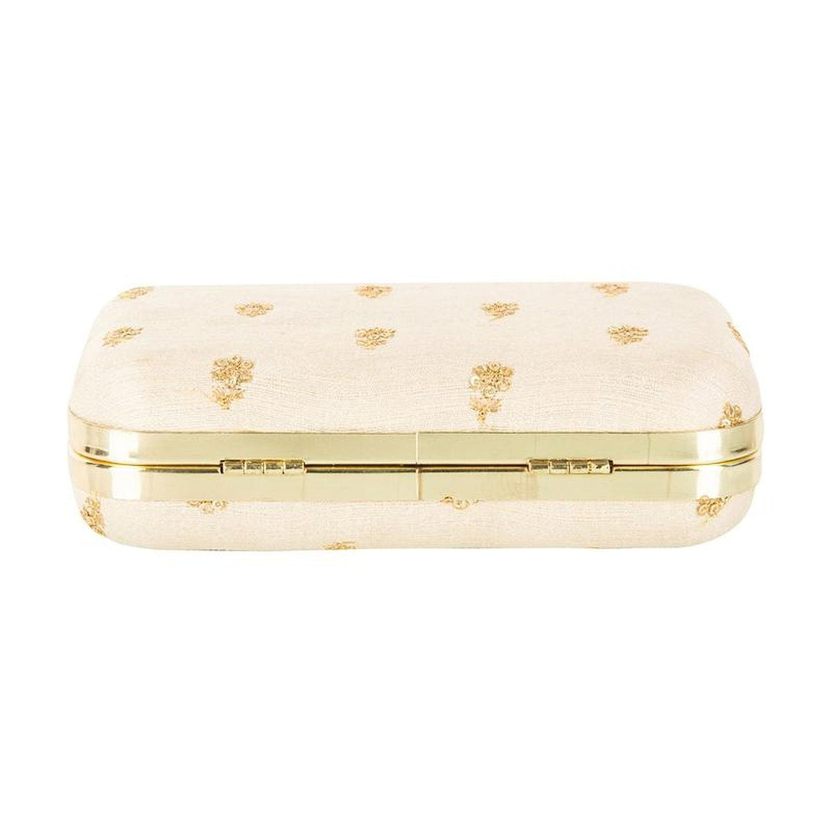 Beige Party wear Bridal Fancy Designer clutch Purse