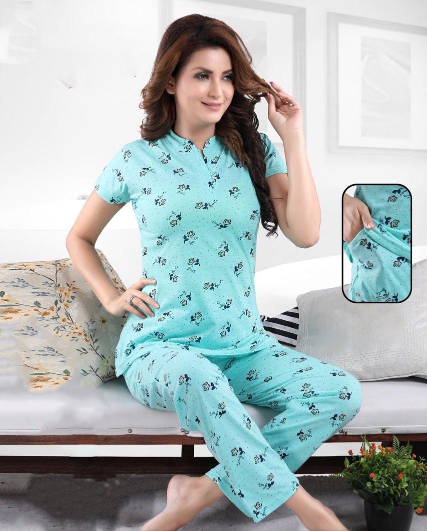 Trendy Fashionable Women Nightsuits Cute cotton night suits for girls  summers nightsuit for women for ladies
