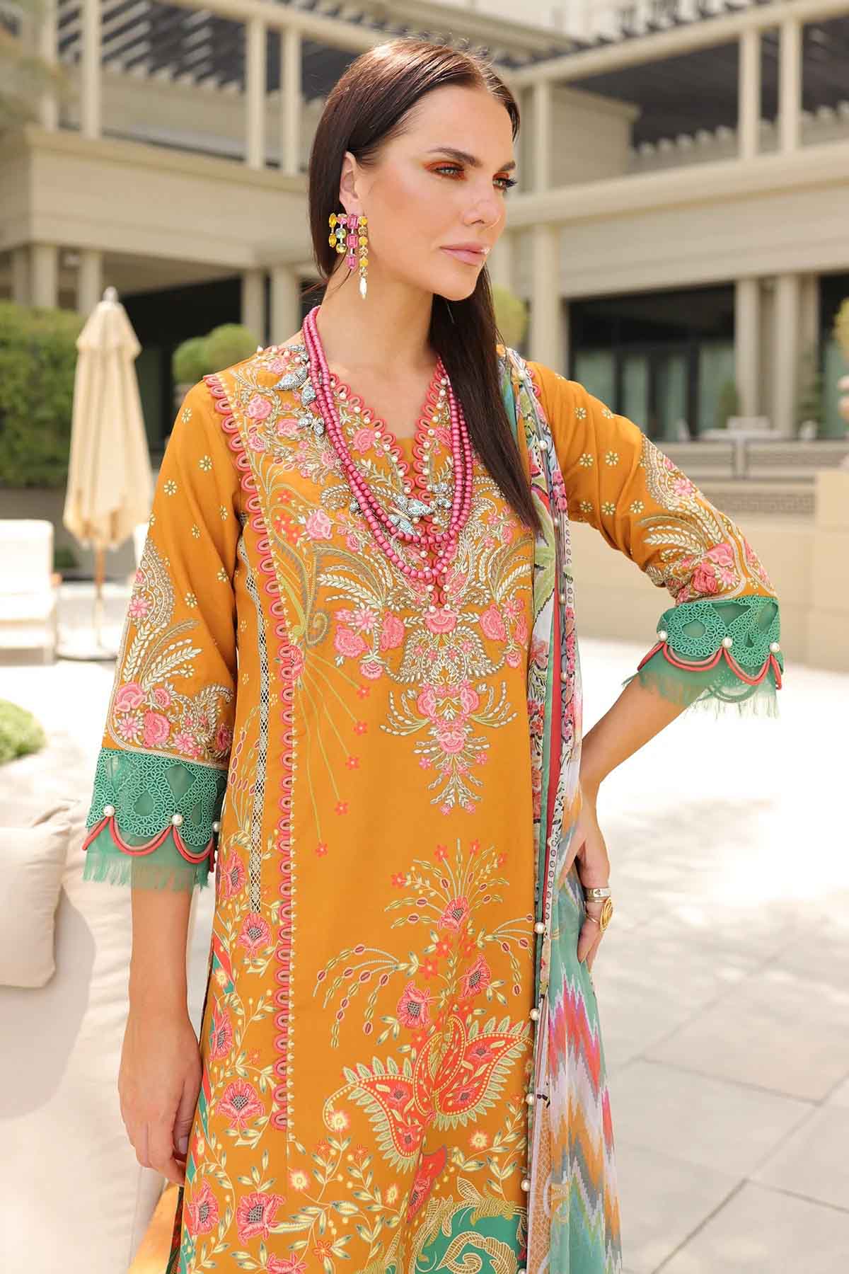 Jade Bliss Pakistani Suit Lawn Collection 2023 BL20055A