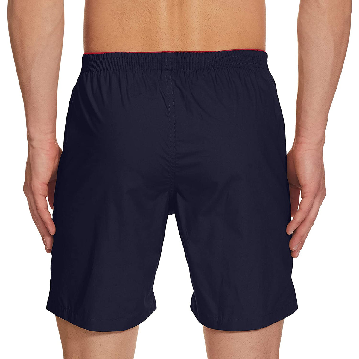 US Polo Navy Blue Cotton Boxer Shorts for Men