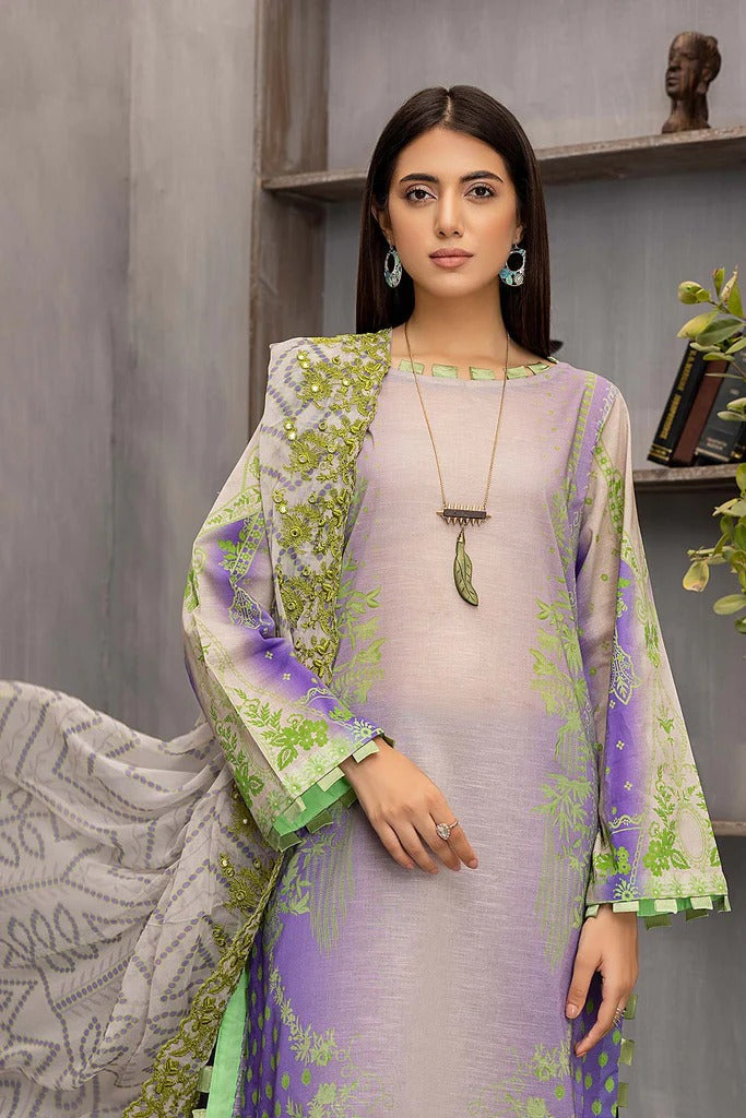 Charizma Lawn Printed Pakistani Unstitched Suit