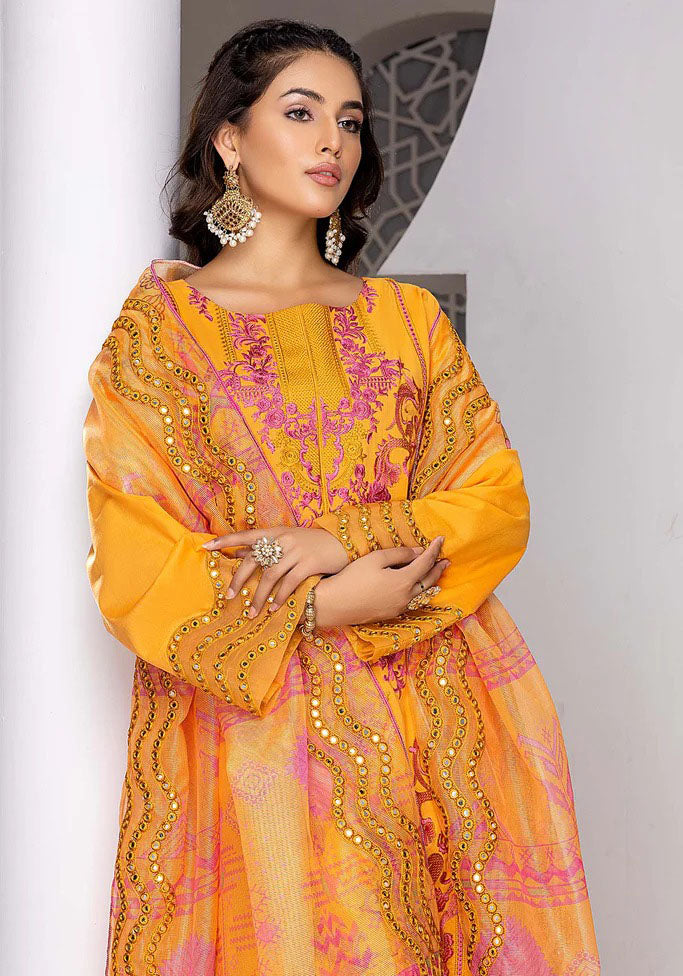 Charizma Women Pure Lawn Embroidered Unstitched Pakistani Suit