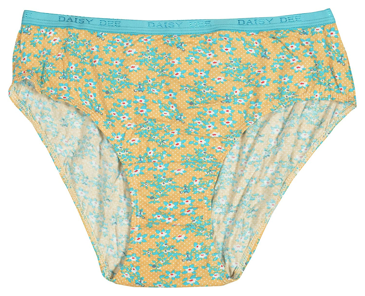 Daisy Dee Women's Cotton Rose Hipster Panty Briefs (Pack of 3)