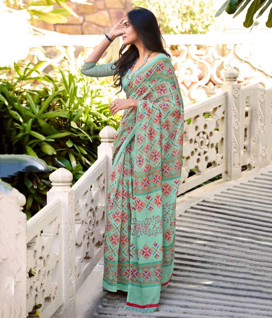 Fancy Printed Daily Wear Sonakshi Silk Sarees