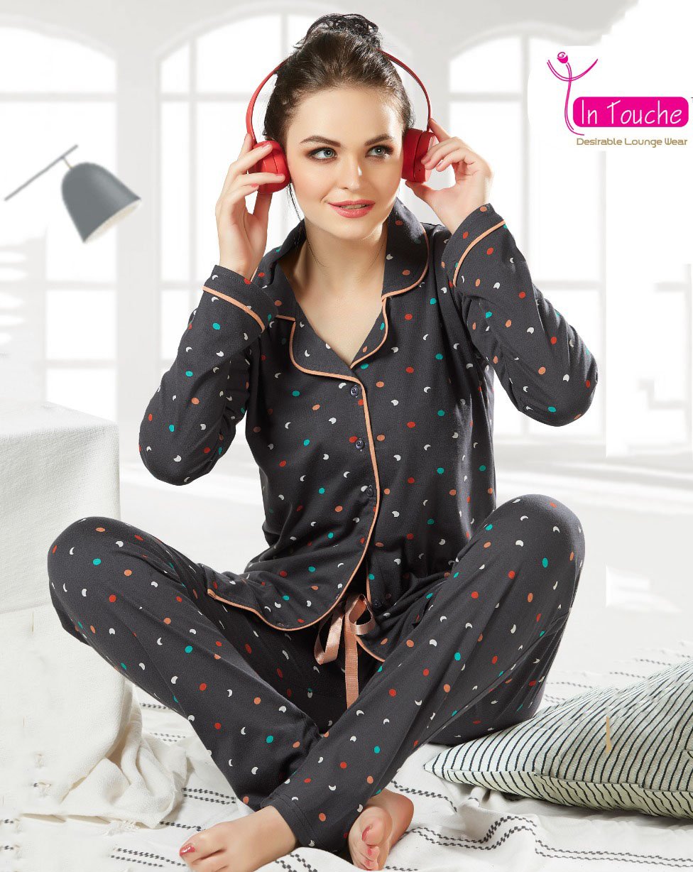 For Winter Ladies Winter Pajama Sets Buy Winter Cotton Printed Night Suit Set For Ladies Online – Stilento
