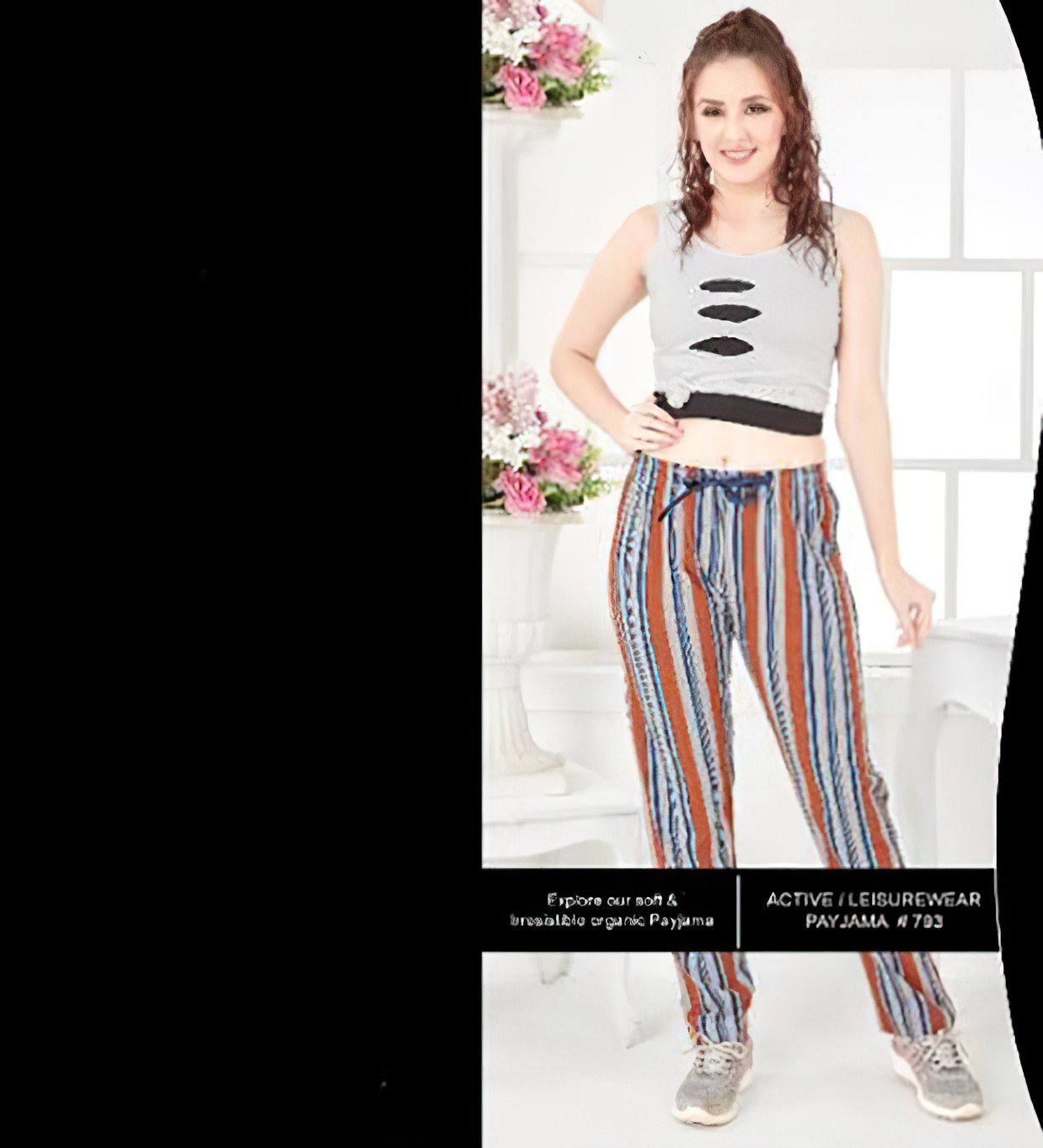 Intouche Comfort Wear Brown Printed Soft Cotton Ladies Pyjama