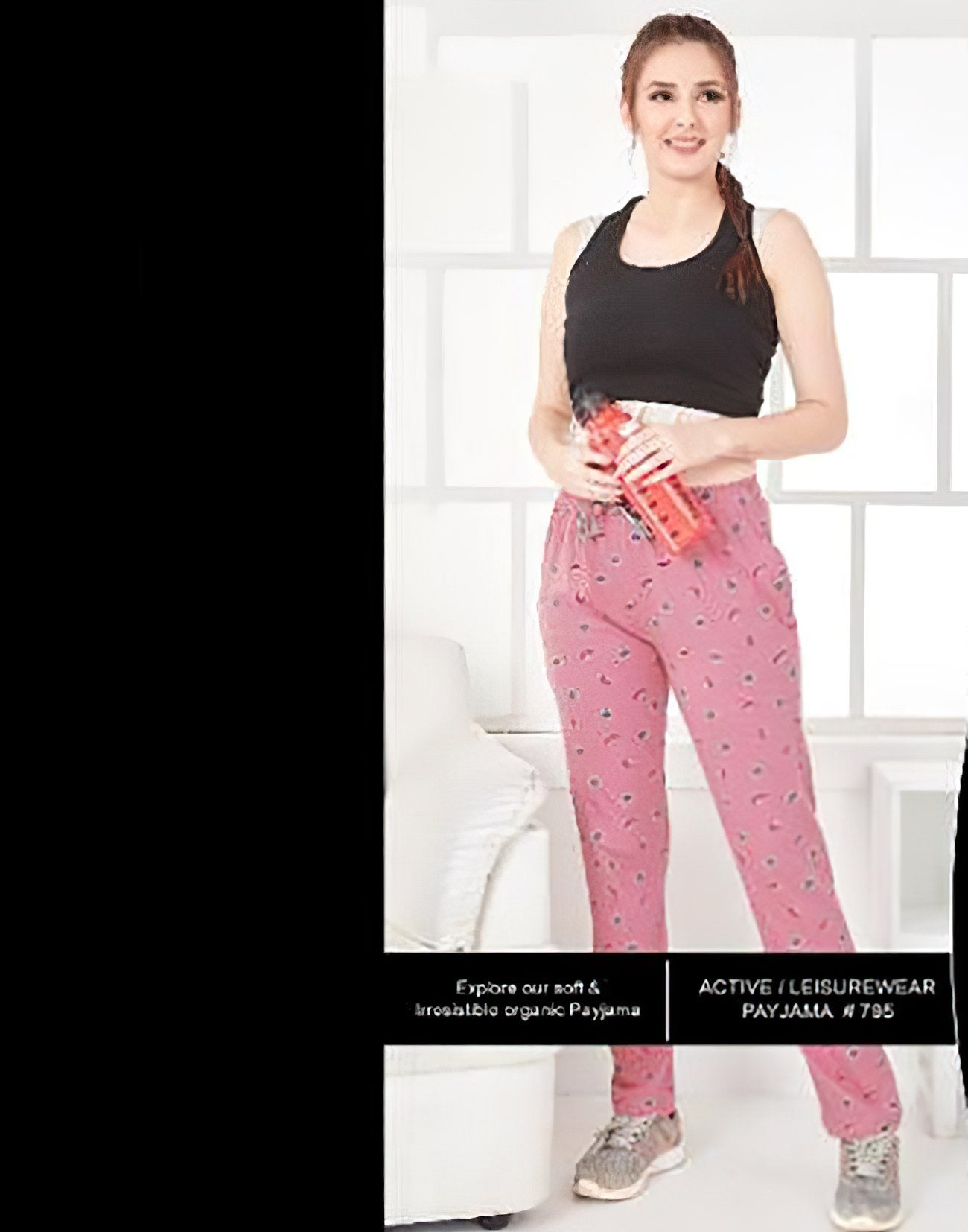 Intouche Comfort Wear Pink Printed Soft Cotton Ladies Pyjama