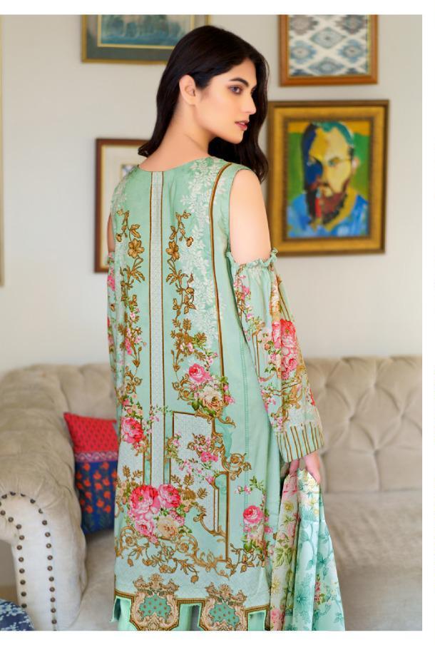 Lawn Cotton Women Unstitched Pakistani Suits Dress Material