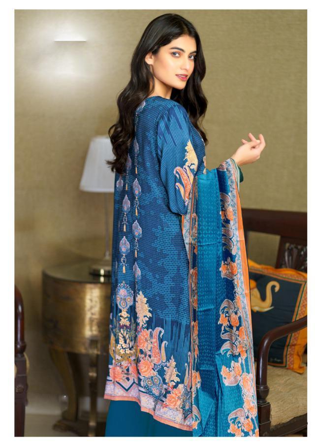 Lawn Cotton Women Unstitched Pakistani Suits Dress Material