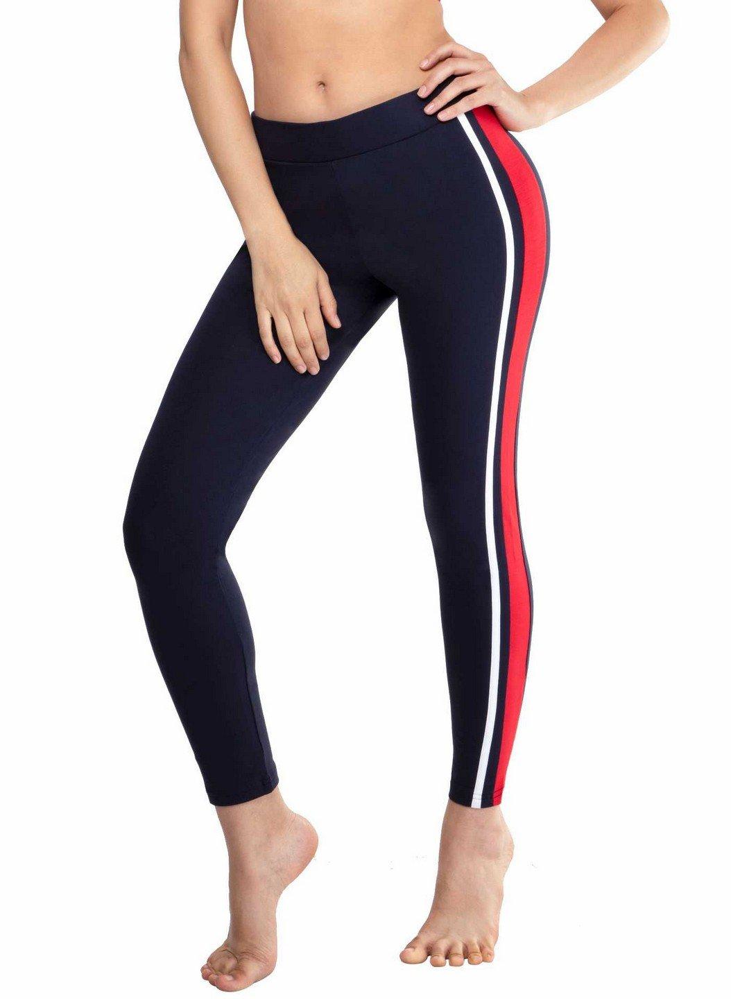 Lovable Cotton Gym Wear Dark Blue Track Pants for ladies