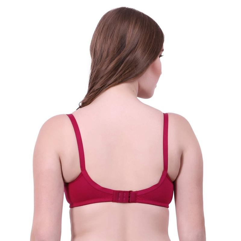 Lovable Women Full Coverage Classic Non Padded Bra Dark Red