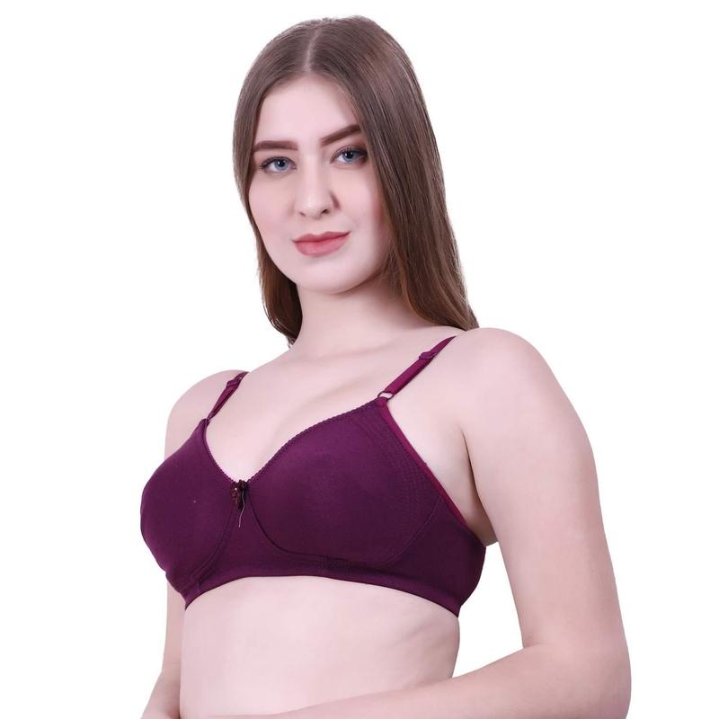 Lovable Women Full Coverage Classic Non Padded Bra Violet