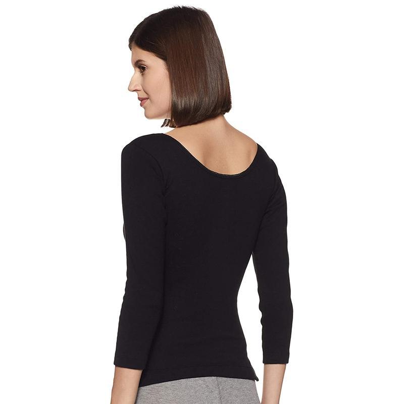 Lovable Women's Black Thermal Top