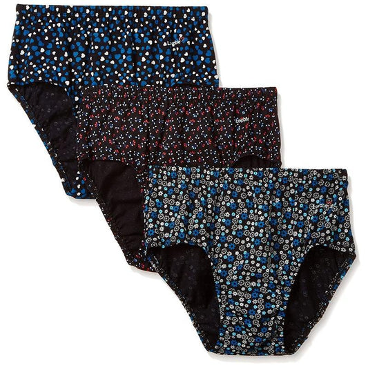 Lovable Women's Cotton Brief Printed Panties (Pack of 3) - Stilento