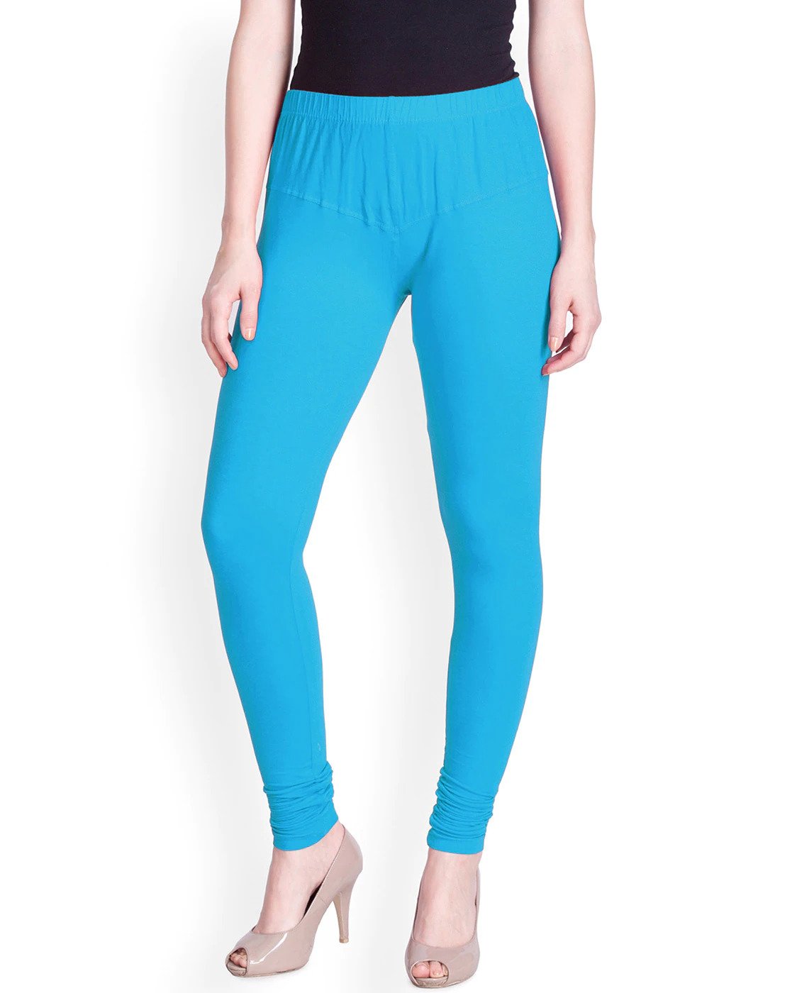 Lux Lyra Blue Churidar Cotton Leggings free Size for Woman – Stilento