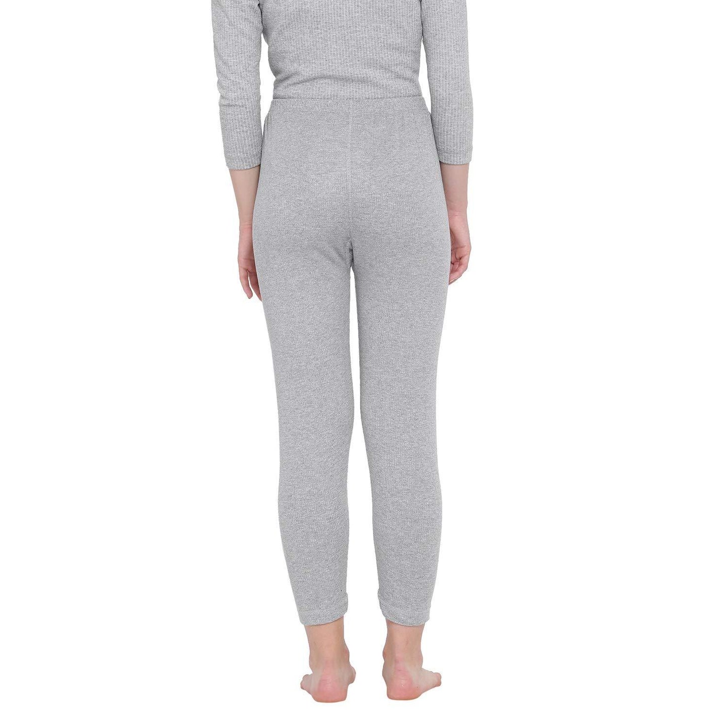 Monte Carlo Grey Winter Wear Thermal Bottom Warmer lower for Women