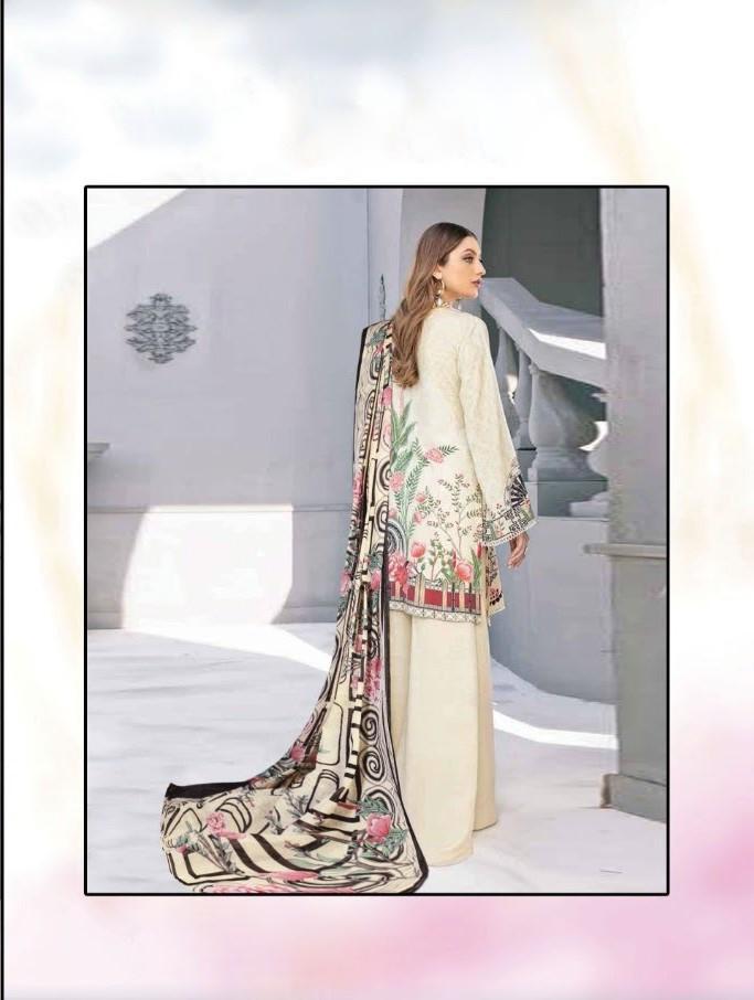 Pakistani designer suits Dress Material White For Women