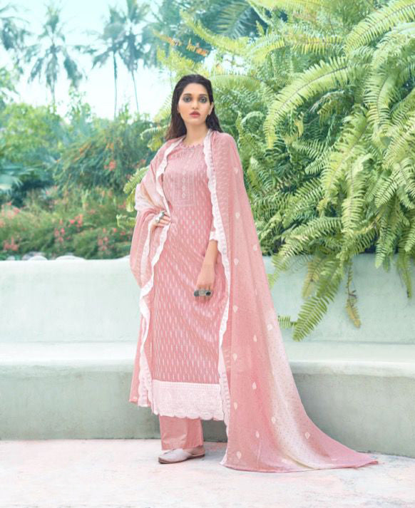 Pure Cotton Printed Unstitched Suit Set