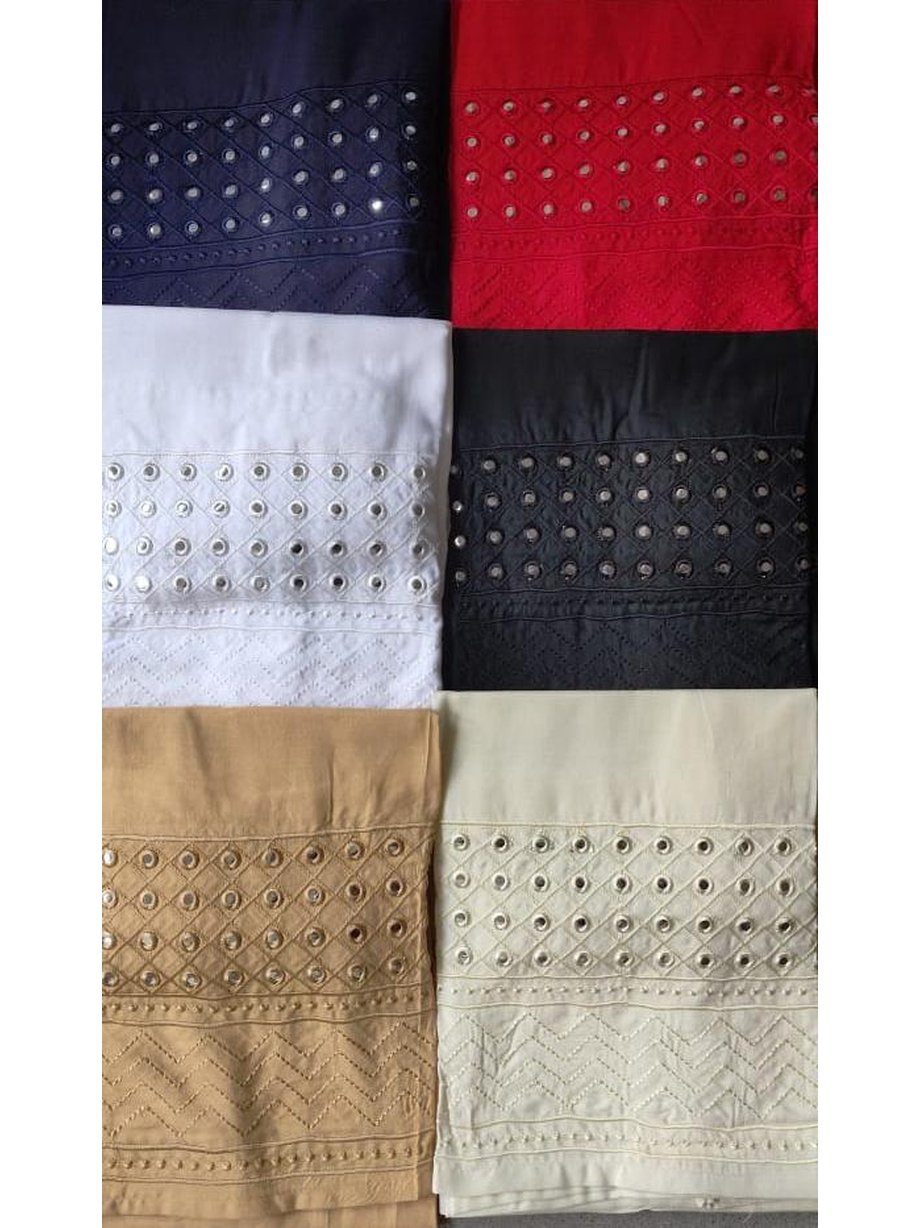 Rayon Mirror Work Palazzo Pants for Women