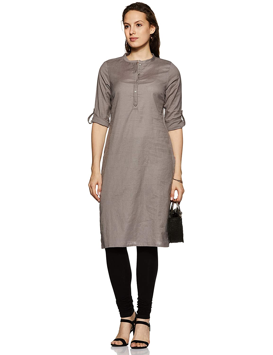 Rupa churidar Black Cotton Leggings for Woman