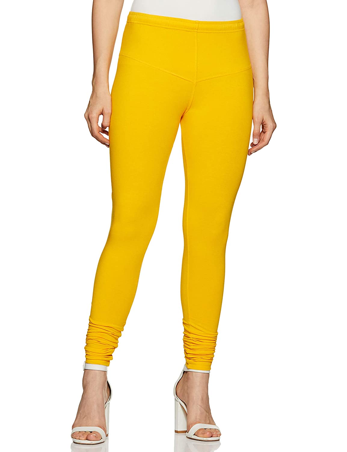 Rupa churidar Yellow Cotton Leggings for Woman – Stilento