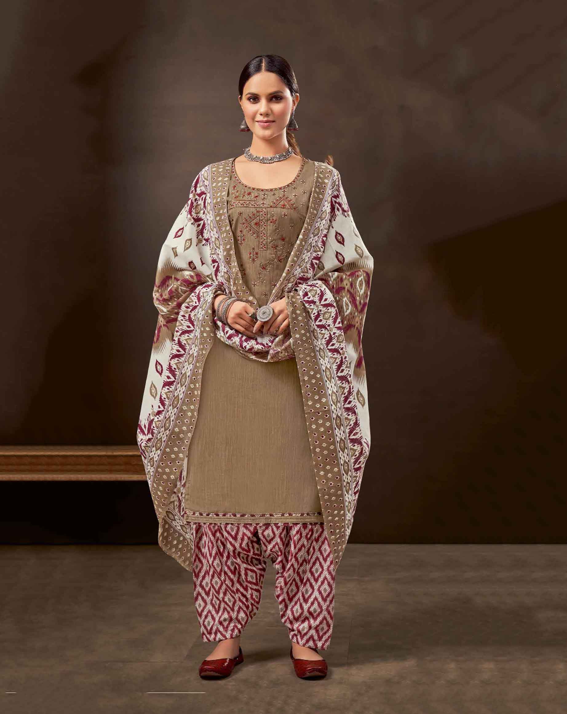 Dress Material Punjabi Dress Salwar Suit Cotton Dress Punjabi Suit