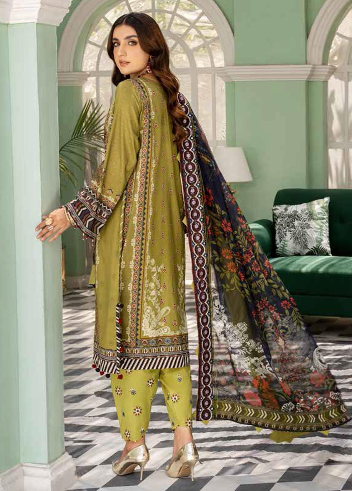 Tehzeeb By Riaz Arts Embroidered Lawn Suits Unstitched