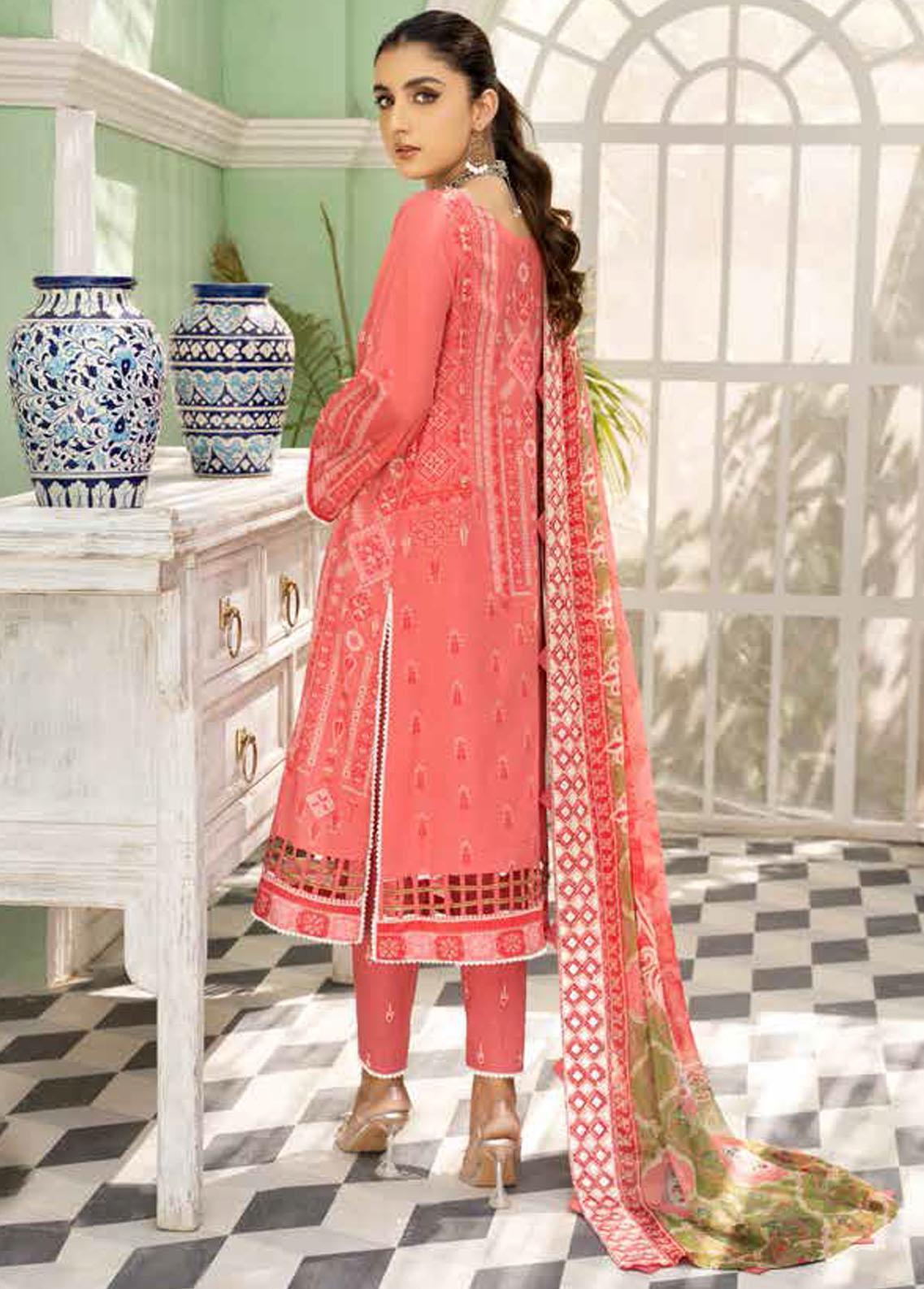 Tehzeeb Riaz Arts Chikankari Embroidered Lawn Suits Unstitched