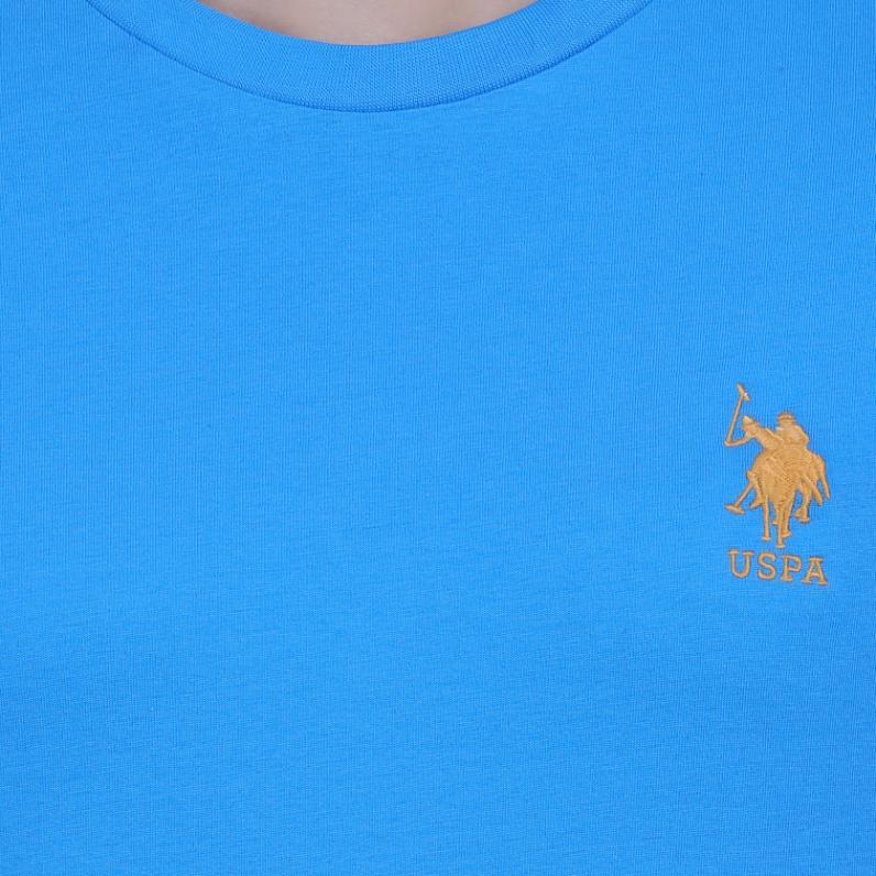 U.S. Polo Assn. Cotton Casual Blue T-shirt For Men