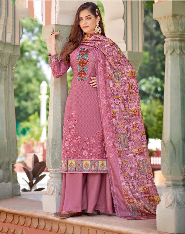 karachi dress design Firdous Embroidered Designer Karachi Dress Material Collection