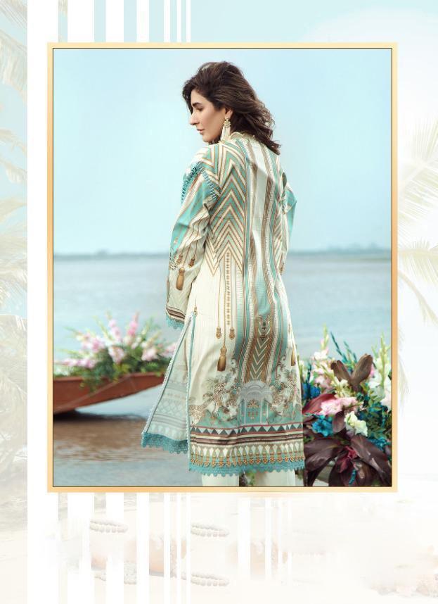 Unstitched Pure Cotton Pakistani Salwar Suit Dress Material