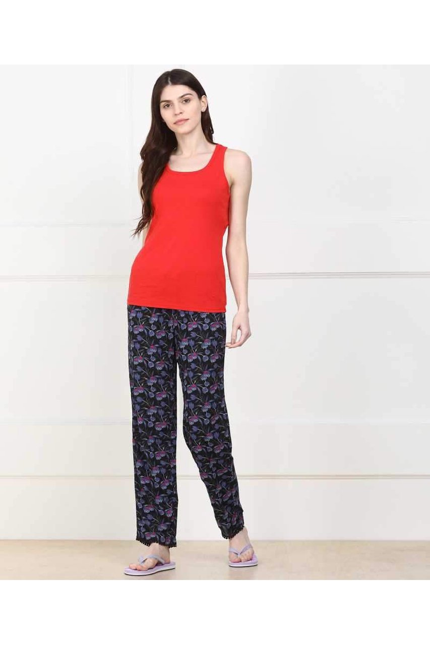 Van Heusen Black Women's Pyjama Bottom Lower