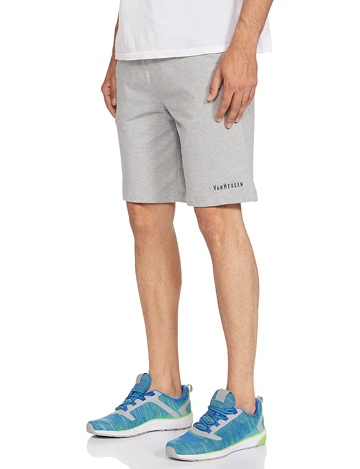 Van Heusen Men's Grey Cotton Shorts Grey