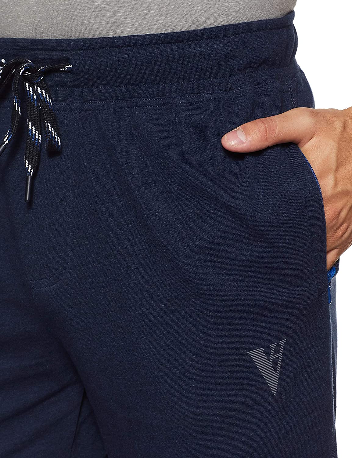 Van Heusen Slim Fit Casual Wear Men Track Pants Blue